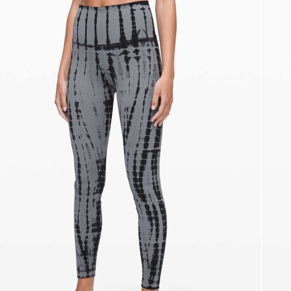 Lululemon Wunder Under 21”  Leggings Sz 10 Shibori - Picture 7 of 11